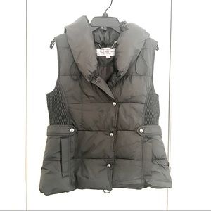 Marc New York Dark Women’s Grey Puffer Vest Sz L